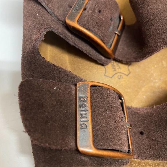 Birkenstock betula brown swede size 37 6.5/7 - Picture 2 of 8